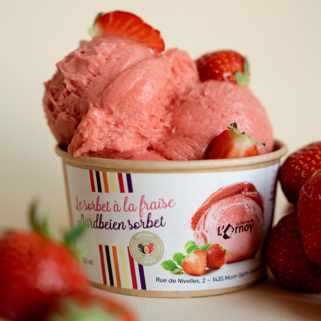 Glaces artisanales de La Ferme de l'Ornoy